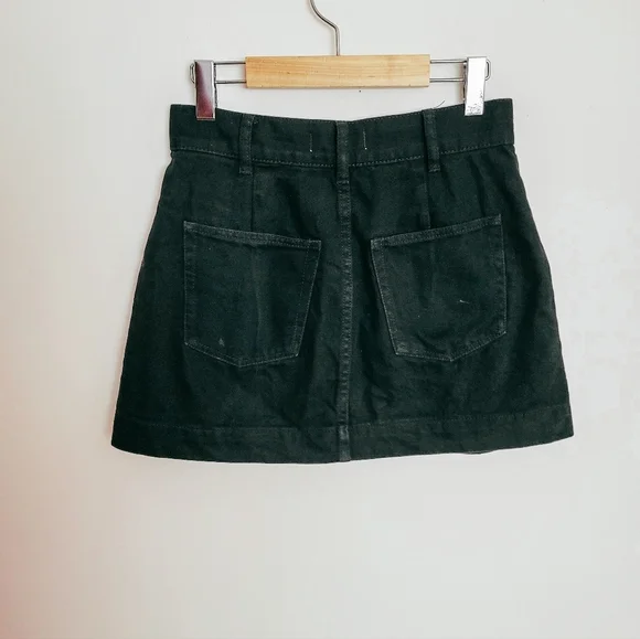 We the Free black denim mini skirt - Picture 2 of 5